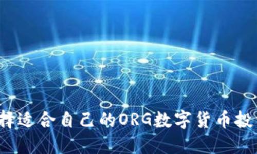 如何选择适合自己的ORG数字货币投资策略？